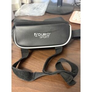 Aduro Sport Bike Frame Top Tube Bag Handlebar Phone Pouch Black Zipper Storage